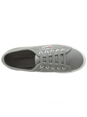 Superga Low-Top Canvas Sneakers in Light Gray